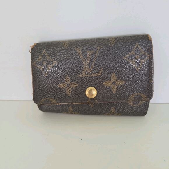 Authentic Louis Vuitton Monogram Multicles 6 Key Hooks Case Brown Small 1996 - Picture 1 of 9